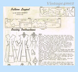 Mail Order 8915: 1950s Uncut Misses Dress & Jacket 39 B Vintage Sewing Pattern