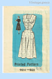 1950s Vintage Marian Martin Sewing Pattern 9014 Uncut Misses Sun Dress Sz 35 B