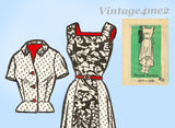 1960s Vintage Marian Martin Pattern 9071 Uncut Misses Dress & Jacket Sz 39 B