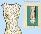 Marian Martin 9146: 1960s Misses Mod Sheath Dress Sz 36 B Vintage Sewing Pattern