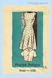 Marian Martin 9146: 1960s Misses Mod Sheath Dress Sz 36 B Vintage Sewing Pattern