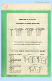 Marian Martin 9261: 1950s Easy Misses Pin & Cut Blouse 38 B Vintage Sewing Pattern
