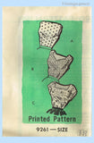 Original 1959 Marian Martin Pattern No. 9261 - Misses' Jiffy-Cut Blouses