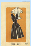1950s Vintage Marian Martin Sewing Pattern 9262 Uncut Misses Princess Dress 34 B