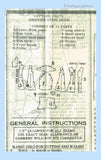 1940s Vintage Marian Martin Pattern 9375 Cute Uncut Little Girls Sailor Dress Sz 8