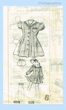 1940s Vintage Marian Martin Pattern 9375 Cute Uncut Little Girls Sailor Dress Sz 8