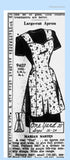 Marian Martin 9407: 1940s Misses WWII Apron Sz 32-34 Uncut Vintage Sewing Pattern