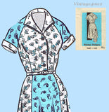 1960s Vintage Marian Martin Sewing Pattern 9486 Uncut Plus Size Ladies Dress 39 B