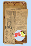 Marian Martin 9540: 1940s Charming Misses WWII Apron Sz SM Vintage Sewing Pattern