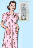 Marian Martin 9845: 1930s Misses Artists Smock Sz 38 Bust Vintage Sewing Pattern