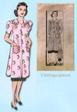 Marian Martin 9845: 1930s Misses Artists Smock Sz 38 Bust Vintage Sewing Pattern