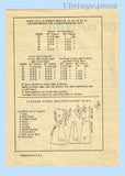 1950s Vintage Anne Adams Sewing Pattern 4988 Misses Keyhole Dress Sz 32 B