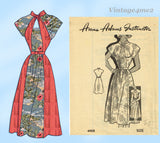 1950s Vintage Anne Adams Sewing Pattern 4988 Misses Keyhole Dress Sz 32 B