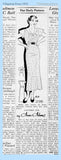 Anne Adams 2198: 1930s Lovely Misses Street Dress Sz 34 B Vintage Sewing Pattern