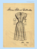 Anne Adams 4523: 1940s Misses Keyhole Dress Size 38 Bust Vintage Sewing Pattern