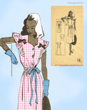 1940s Vintage Anne Adams Pattern 4544 Uncut Misses Easy Dress Sz 30 Bust