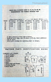 1950s Vintage Anne Adams Pattern 4560 Stylish Misses Slender Dress Sz 34 B