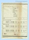 Mail Order 4577: 1940s Misses WWII Dress & Hat Sz 33 B Vintage Sewing Pattern