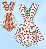 Anne Adams 4692: 1940s Misses Full Bib Apron Sz 36-38 B Vintage Sewing Pattern