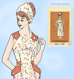 1960s Vintage Anne Adams Sewing Pattern 4739 Misses Sweetheart Sun Dress Sz 36 B