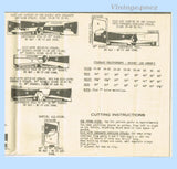 1940s Vintage Anne Adams Sewing Pattern 4744 Misses Bra Top Slip & Tap Panties 36B