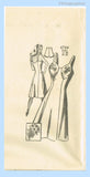 1940s Vintage Anne Adams Sewing Pattern 4744 Misses Bra Top Slip & Tap Panties 36B