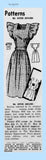 1940s Original Vintage Anne Adams Pattern 4755 Ladies Wrap Dress 35 Bust