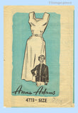 1950s Vintage Anne Adams Sewing Pattern 4773 Plus Size Womens Sun Dress 44 Bust