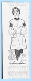 1950s Original Vintage Anne Adams Pattern 4784 Misses Smock Apron Sz 30 to 32 B
