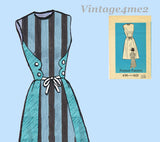 Anne Adams 4795: 1960s Misses Mod Wrap Dress Sz 36 B Vintage Sewing Pattern
