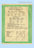 1950s Vintage Anne Adams Sewing Pattern 4869 Uncut Misses House Dress Size 39 B