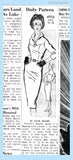 1950s Original Vintage Anne Adams Pattern 4906 Rockabilly Wiggle Dress UNCUT 38B