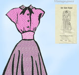 Anne Adams 4944: 1940s Misses Dress & Bolero Sz 32 B Vintage Sewing Pattern