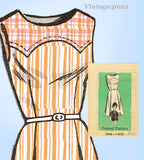 1960s Vintage Anne Adams Sewing Pattern 4946 Uncut Plus Size Dress 45 Bust