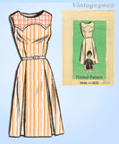 1960s Vintage Anne Adams Sewing Pattern 4946 Uncut Plus Size Dress 45 Bust