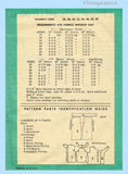 Anne Adams 4969: 1960s Plus Size 2 Piece Dress 42 Bust Vintage Sewing Pattern