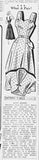 Anne Adams 4833: 1940s Uncut Misses Sun Dress Size 34 B Vintage Sewing Pattern