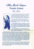 1940s Vintage Alice Brooks Transfer Pattern 7511 Uncut Stuffed Puppy Toy Doll