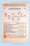 Advance 5467: 1950s Cute Uncut Toddler Girls Dress Sz 3 Vintage Sewing Pattern