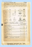 1950s Vintage Advance Sewing Pattern 6571 Uncut Learn to Sew 14 Inch Toni Doll Clothes