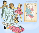 1950s Vintage Advance Sewing Pattern 6571 Uncut Learn to Sew 14 Inch Toni Doll Clothes