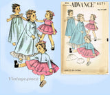 1950s Vintage Advance Sewing Pattern 6571 Uncut Learn to Sew 14 Inch Toni Doll Clothes