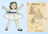 1950s Vintage Advance Sewing Pattern 6919 Learn to Sew 21 In Toni Doll Clothes