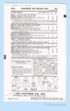 1950s Vintage Advance Sewing Pattern 8453 10" High Heel Revlon Doll Clothes