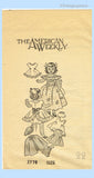 American Weekly Mail Order Pattern 3778 Envelope Front