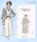 1950s Vintage Mail Order Sewing Pattern 3875 Stunning Misses Dress Sz 32 Bust