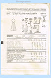 Advance 6078: 1950s Chic Uncut Misses Casual Dress 32B Vintage Sewing Pattern