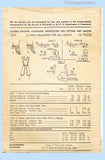 1940s Vintage Advance Sewing Pattern 4054 Charming Misses Full Bib Apron Sz SM