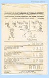 1940s Vintage Advance Sewing Pattern 4054 Charming Misses Full Bib Apron Sz MED