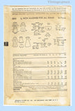 1940s Vintage Advance Sewing Pattern 5002 15in Little Girl Bridal Doll Clothes